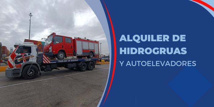 Alquiler de hidrogruas y autoelevadores