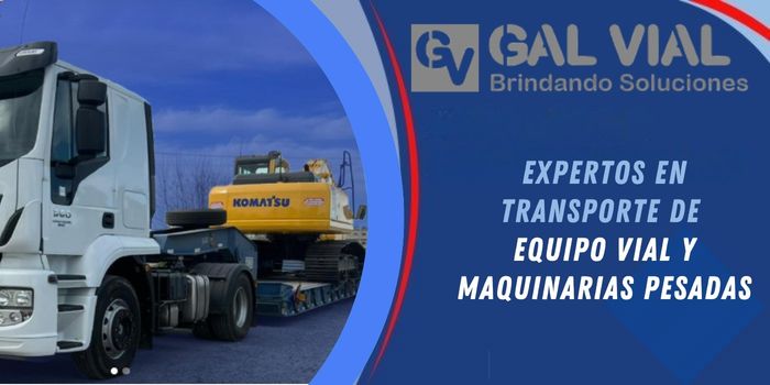 Expertos en transporte de maquinaria vial y equipos pesados